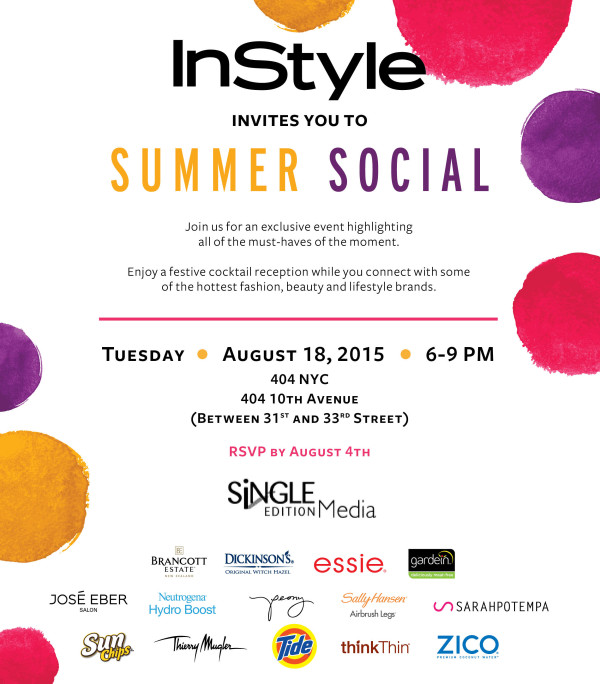 instyle summer social