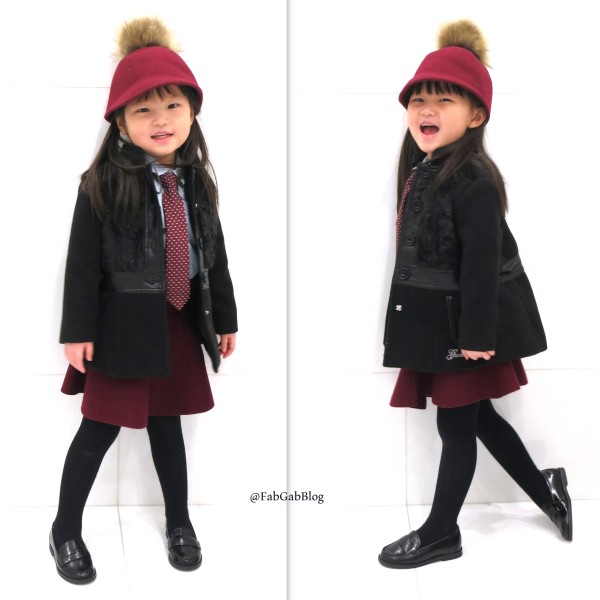 kids fashion, minifashionista, pom pom hat