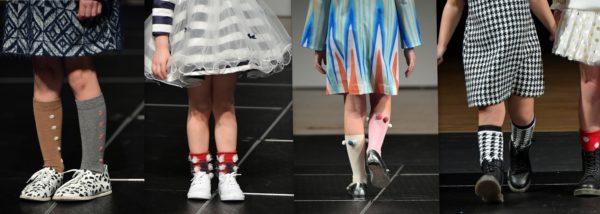 kids fashion show, childrens club fashion show, socks, girls socks