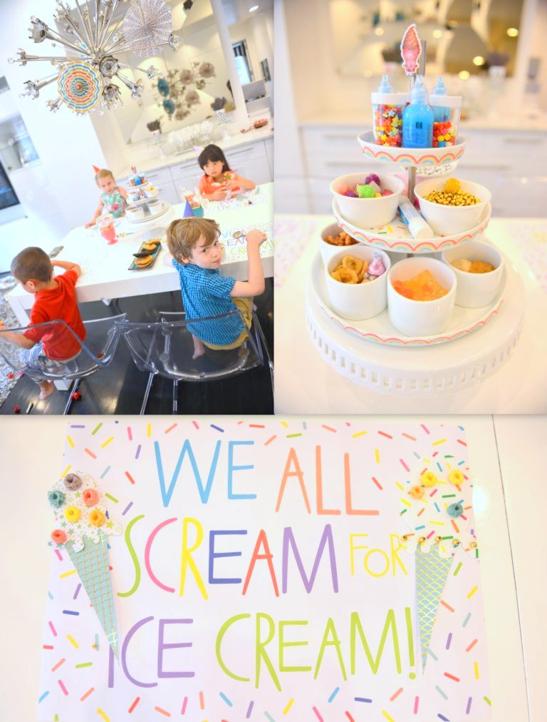 ice cream party, ice cream social ideas, ice cream party ideas, kids ice cream party