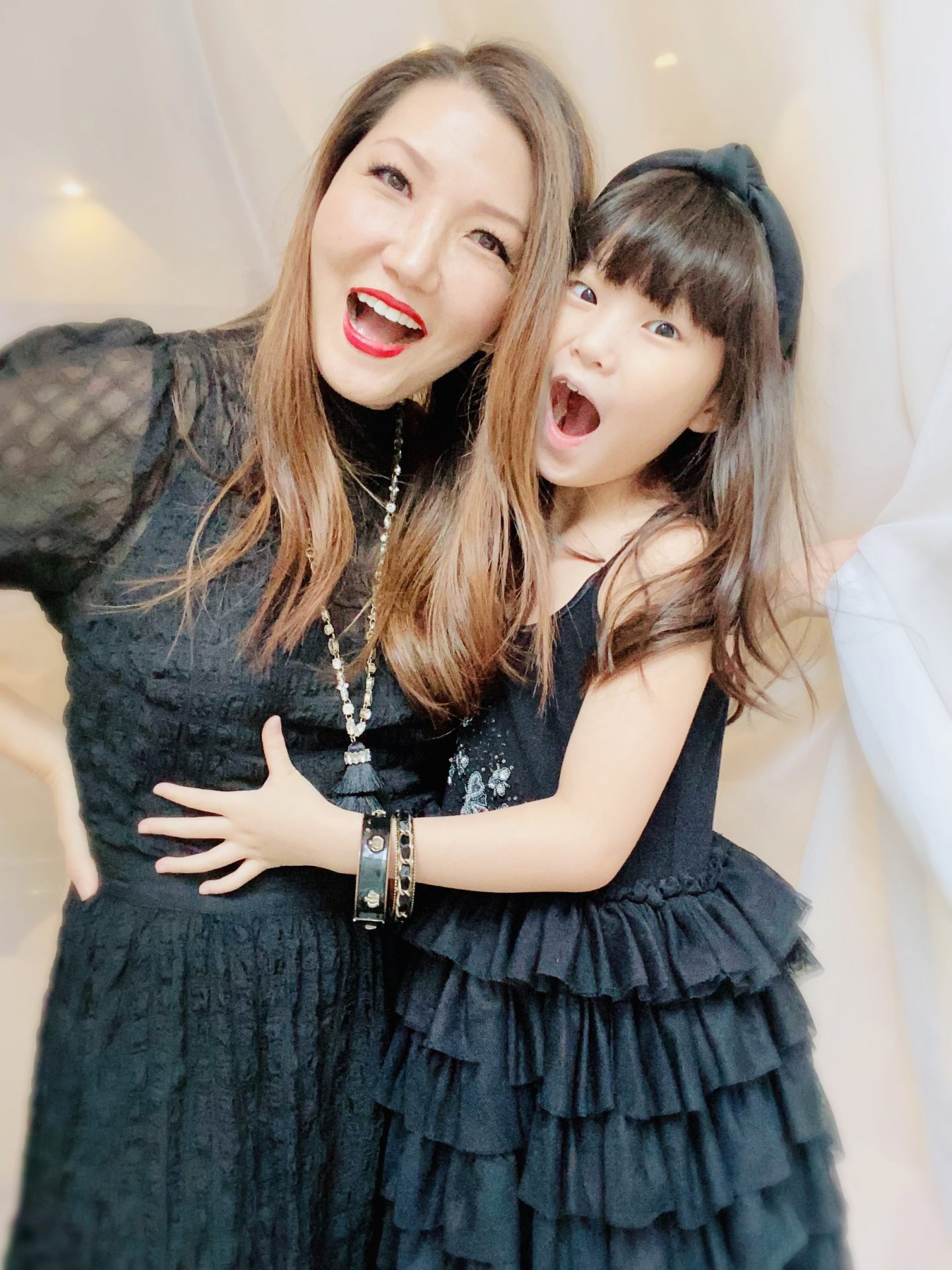 mommy and me black dresses