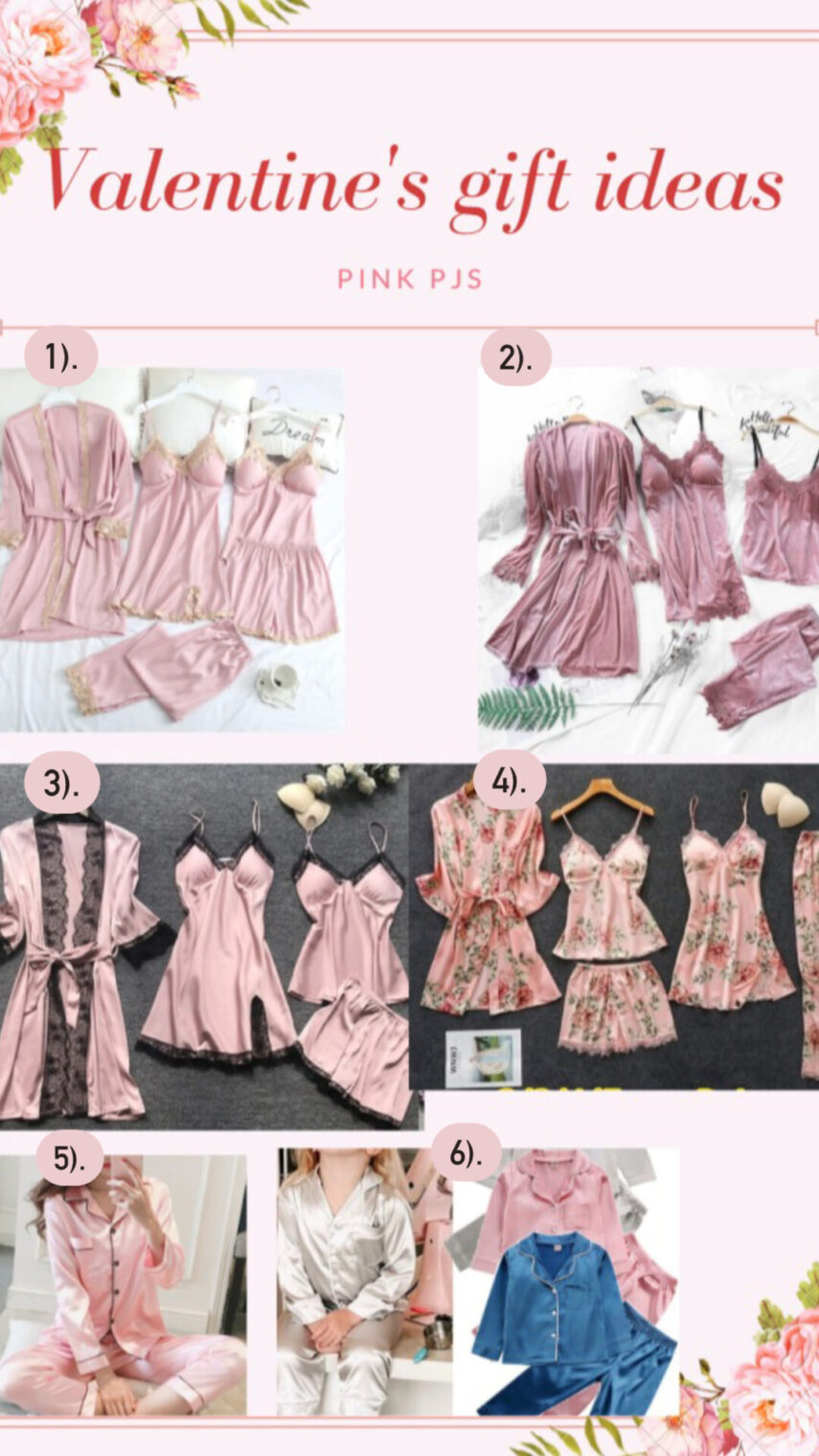 valentines gift ideas, best pink pjs, valentines pajamas, valentines gift guide