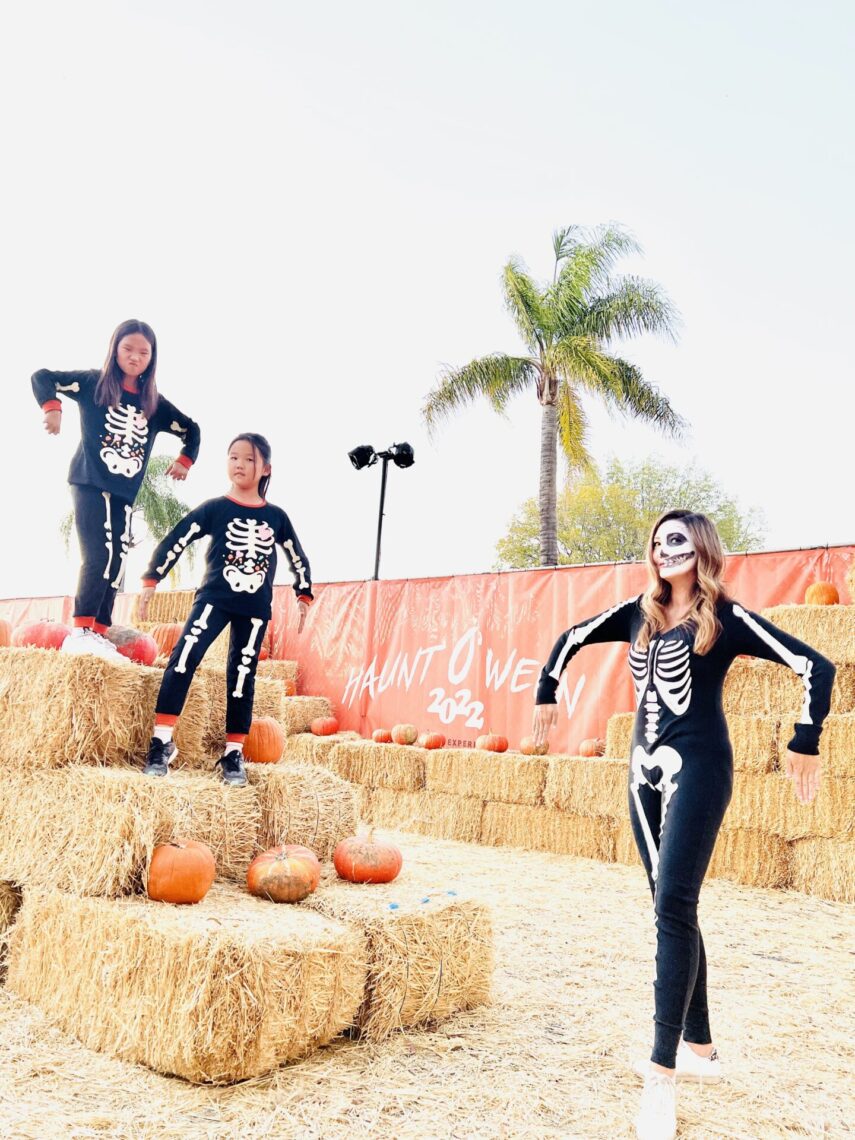 halloween, halloween activities in LA, skeleton pajamas, skeleton costume, family costume ideas, halloween activities in NJ
