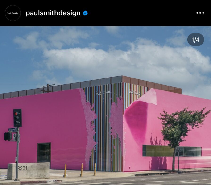 pink places in la, barbie popup, barbie the movie, pink cafe, pink restaurant, pink places, instagramable la, instagramable places, paul smith wall, pink wall, instagramable places in la