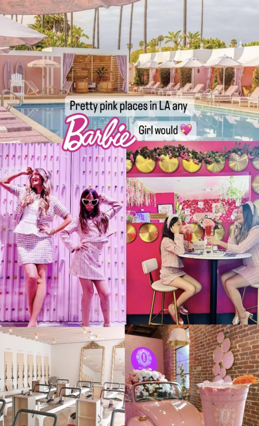 pink places in la, barbie popup, barbie the movie, pink cafe, pink restaurant, pink places, instagramable la, instagramable places